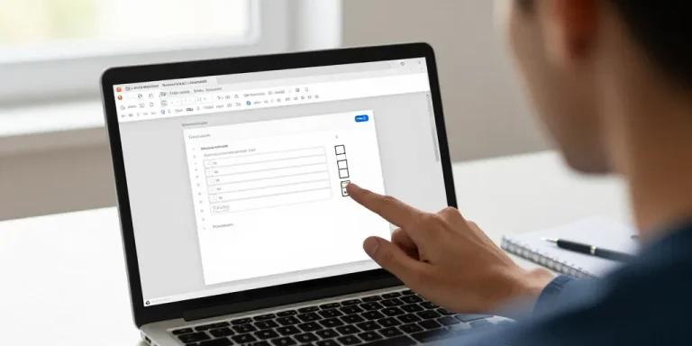 insérer une case à cocher sur word