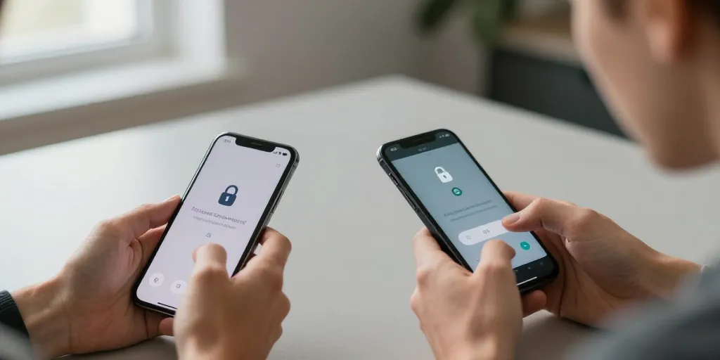 mettre mot de passe sur application